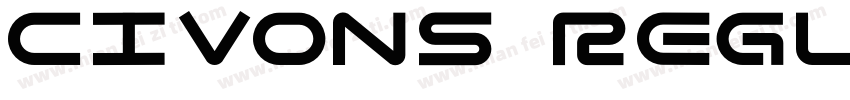 Civons Regular字体转换